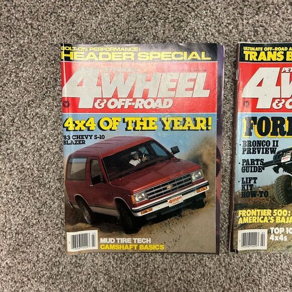 Petersen’s 4 Wheel & Off Road ‘83 Chevy Blazer Ford Bronco Vintage 1983 Magazine - Picture 2 of 8